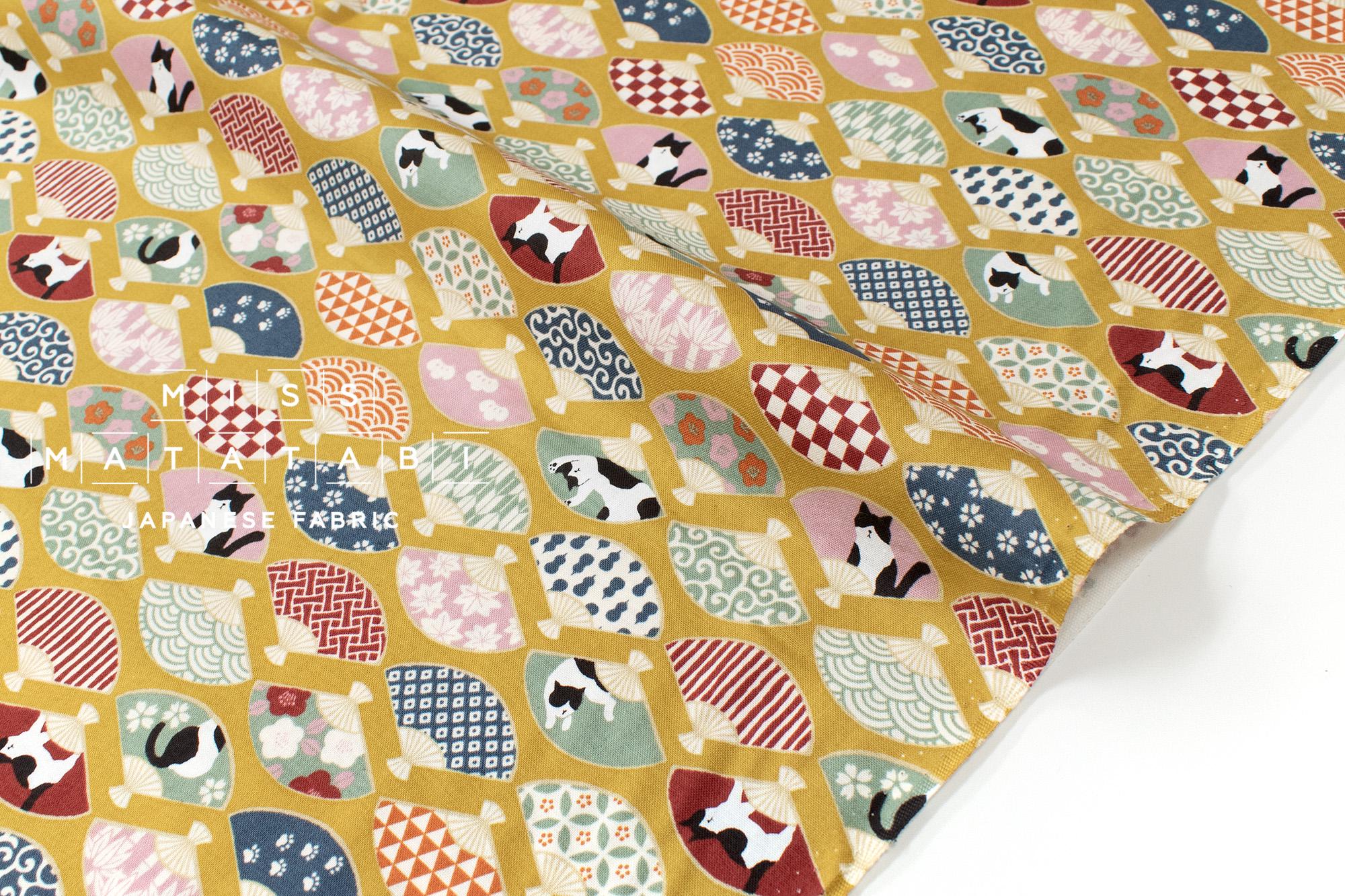 Japanese Fabric Hachiware Tuxedo Cats - 1A - 50cm