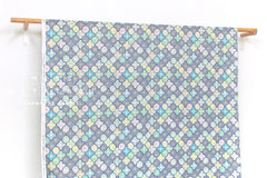 Japanese Fabric We Love Animals - blue, green - 50cm