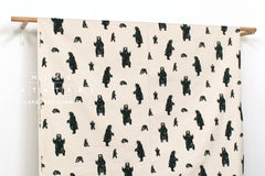 Japanese Fabric The Best Bears - cream - 50cm