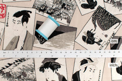 Japanese Fabric Kabuki - A - 50cm