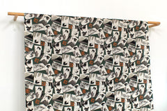 Japanese Fabric Kabuki - C green - 50cm