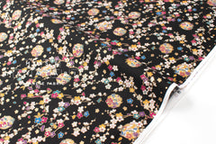 Japanese Fabric Traditional Series - 82 A black - 50cm