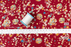 Japanese Fabric Traditional Series - 82 B red - 50cm