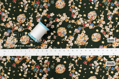 Japanese Fabric Traditional Series - 82 C green - 50cm