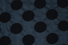 Japanese Fabric Dots Ripple Enshuku Lawn - blue - 50cm