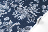 Japanese Fabric Cotton Ripple Stella Floral - E - 50cm
