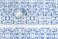 Japanese Fabric Cotton Ripple Bonnie Floral - B - 50cm