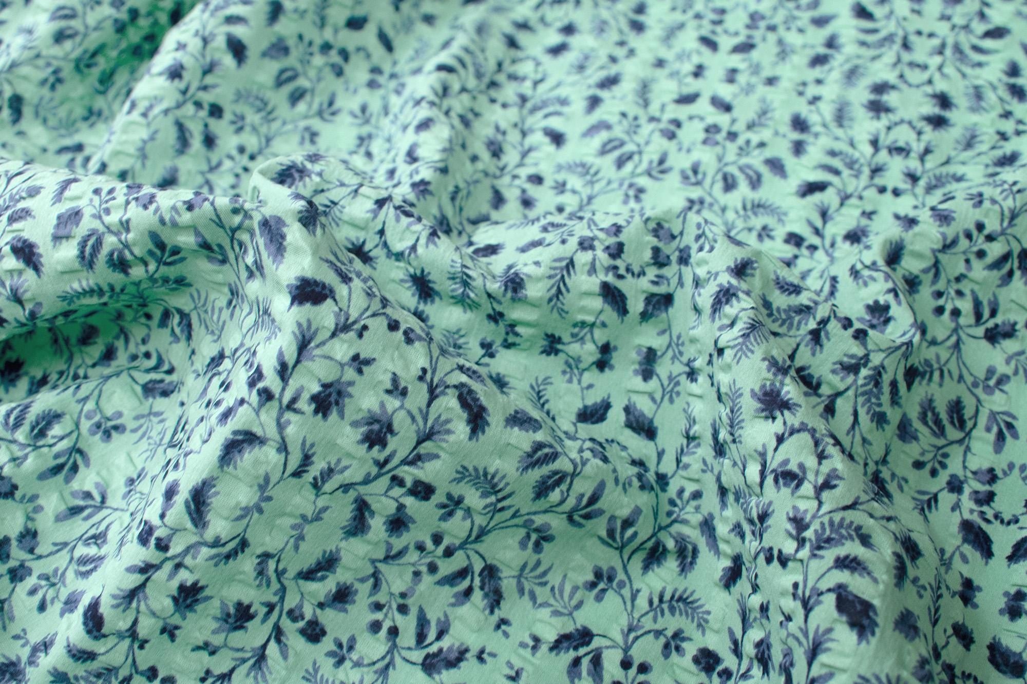 Japanese Fabric Cotton Ripple Bonnie Floral - D - 50cm