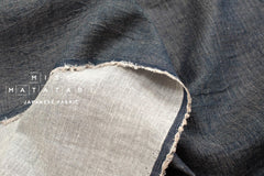DEADSTOCK Japanese Fabric Double Gauze - denim blue - 50cm