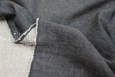 DEADSTOCK Japanese Fabric Double Gauze - denim blue - 50cm