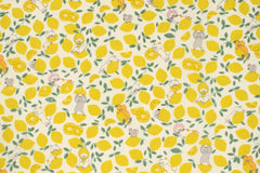 Japanese Fabric Lemonade Cats - A - 50cm
