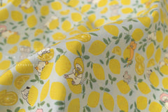 Japanese Fabric Lemonade Cats - C - 50cm