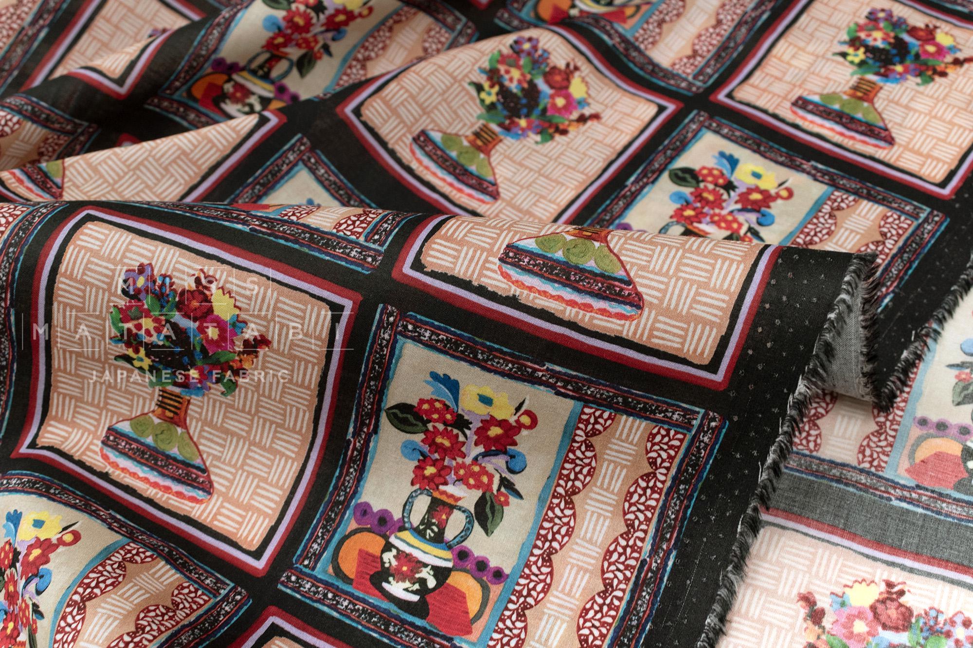 Japanese Fabric Still Life - E - 50cm