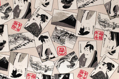 Japanese Fabric Kabuki - A - 50cm