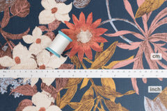 Japanese Fabric Camille Linen Blend - E - 50cm