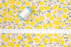 Japanese Fabric Lemonade Cats - B - 50cm