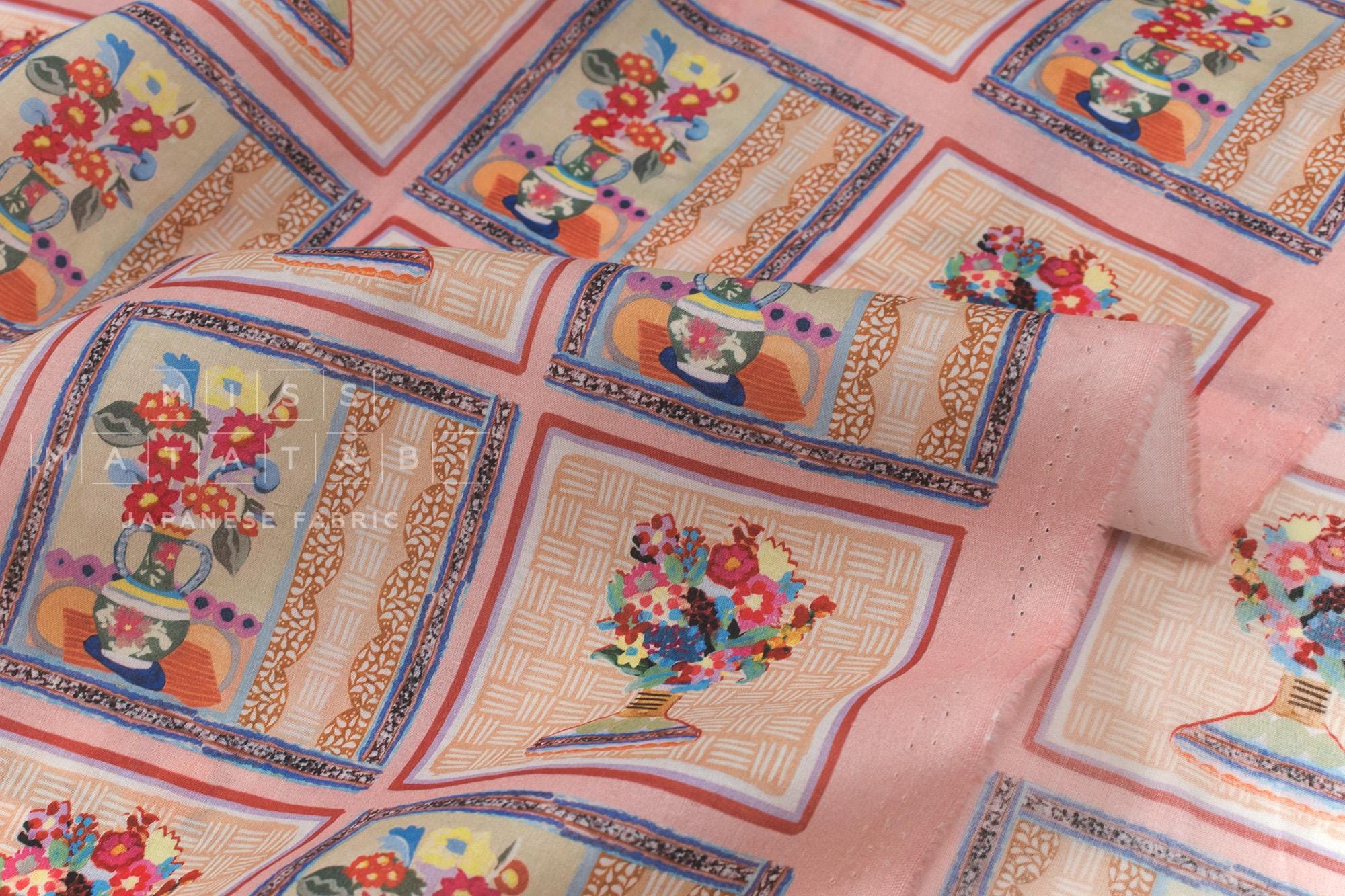 Japanese Fabric Still Life - A - 50cm