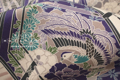 Japanese Fabric High Tea - purple, taupe - 50cm