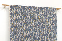 Japanese Fabric Monkey Magic Cats - C blue - 50cm