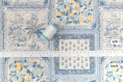 Japanese Fabric Cotton Ripple Coastal Summer - A - 50cm