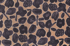 Japanese Fabric Mina Flowers Linen Blend - B - 50cm