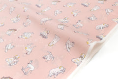 Japanese Fabric Skateboard Pups - pink - 50cm