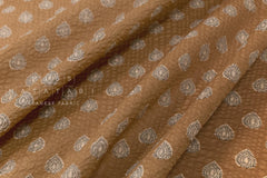 Japanese Fabric Cotton Ripple Charles - C clay - 50cm