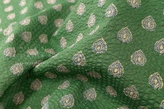 Japanese Fabric Cotton Ripple Charles - D green - 50cm
