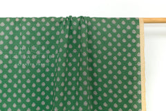 Japanese Fabric Cotton Ripple Charles - D green - 50cm