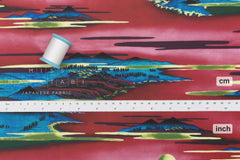 Japanese Fabric Ukiyo-e Landscape - D - 50cm
