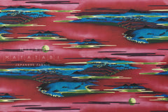 Japanese Fabric Ukiyo-e Landscape - D - 50cm