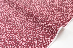 DEADSTOCK Japanese Fabric Little Sakura - red - 50cm
