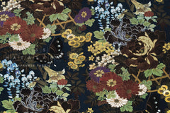 Japanese Fabric The Beauty of Japan Rayon - navy blue - 50cm