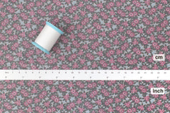 Japanese Fabric Cotton Silk Blend floral - pink - 50cm