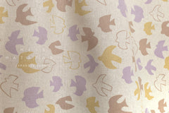 DEADSTOCK Japanese Fabric Birds Take Flight - D - 50cm