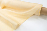 DEADSTOCK Japanese Fabric 100% Linen Chambray - lemon - 50cm