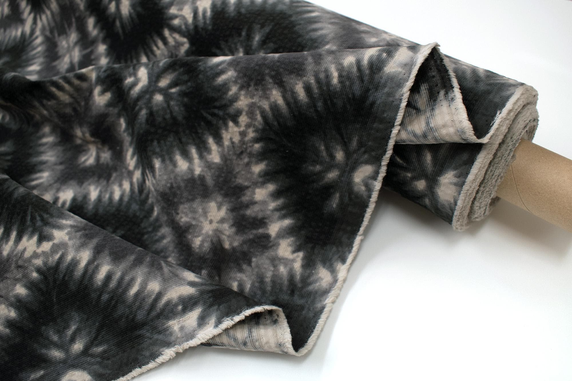 Japanese Fabric Ripple Corduroy Shibori - E - 50cm