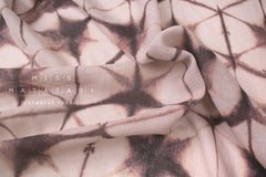 Japanese Fabric Wool Gauze Shibori Murazome - D - 50cm