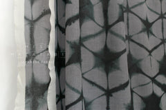 Japanese Fabric Wool Gauze Shibori Murazome - B - 50cm