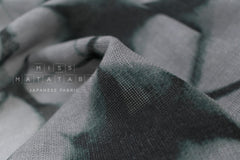 Japanese Fabric Wool Gauze Shibori Murazome - B - 50cm