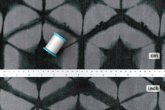 Japanese Fabric Wool Gauze Shibori Murazome - B - 50cm