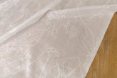 Japanese Fabric Metallic Voile - off white - 50cm
