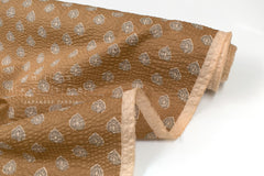 Japanese Fabric Cotton Ripple Charles - C clay - 50cm