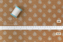 Japanese Fabric Cotton Ripple Charles - C clay - 50cm