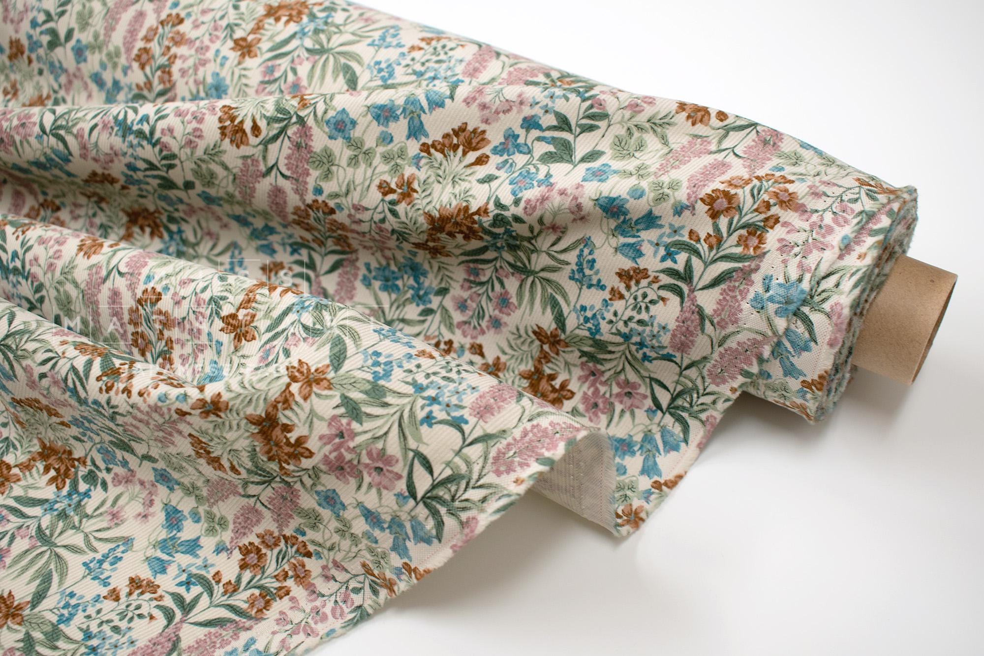 Japanese Fabric Corduroy Miki - A - 50cm