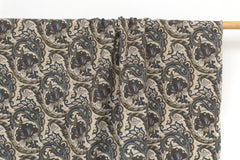 Japanese Fabric Corduroy Paisley - A - 50cm