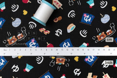 Japanese Fabric Onsen Hot Spring Bears - E - 50cm