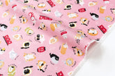 Japanese Fabric Oden Cats - B - 50cm