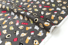 Japanese Fabric Oden Cats - E - 50cm