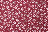 DEADSTOCK Japanese Fabric Little Sakura - red - 50cm